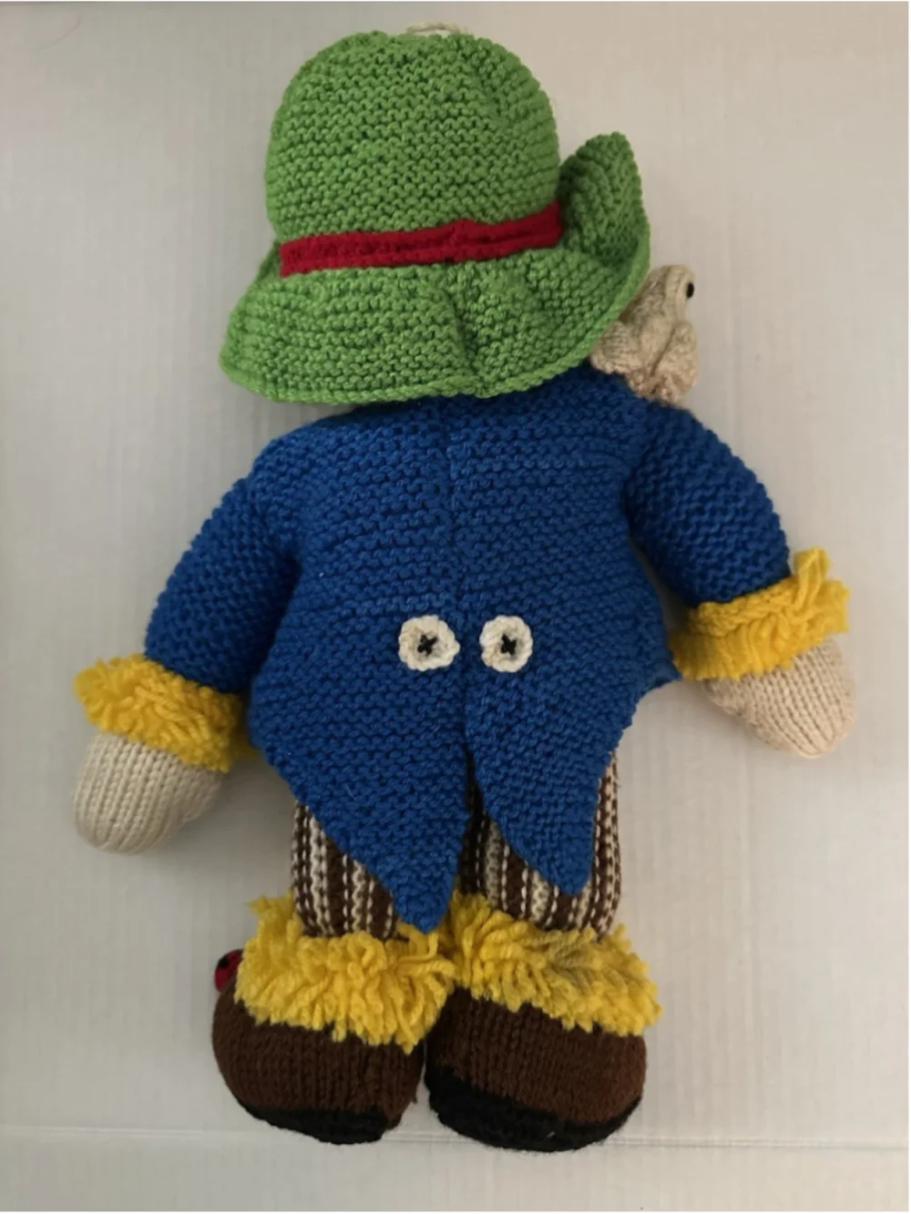 Hand Made Knitted and Crochet Boy and Girl Scare Crows Dolls Harvest Time
